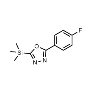 2-(4-Fluorophenyl)-5-(trimethylsilyl)-1,3,4-oxadiazole|CS-0973269
