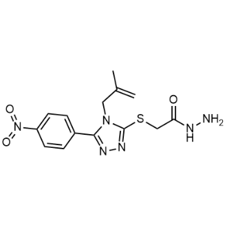 2-((4-(2-Methylallyl)-5-(4-nitrophenyl)-4H-1,2,4-triazol-3-yl)thio)acetohydrazide|CS-0973386