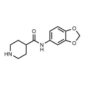 N-(Benzo[d][1,3]dioxol-5-yl)piperidine-4-carboxamide|CS-0973655