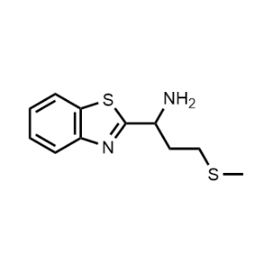 1-(Benzo[d]thiazol-2-yl)-3-(methylthio)propan-1-amine|CS-0973683