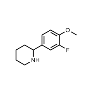 2-(3-Fluoro-4-methoxyphenyl)piperidine|CS-0973703