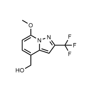 (7-Methoxy-2-(trifluoromethyl)pyrazolo[1,5-a]pyridin-4-yl)methanol|CS-0973958