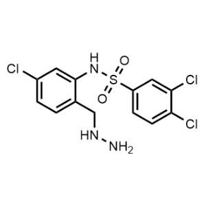 3,4-Dichloro-N-(5-chloro-2-(hydrazinylmethyl)phenyl)benzenesulfonamide|CS-0974476