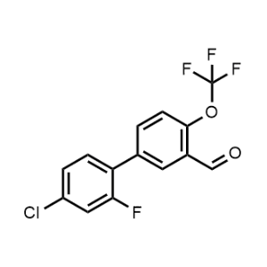 4-Chloro-2-fluoro-4-(trifluoromethoxy)-[1,1-biphenyl]-3-carbaldehyde|CS-0974548