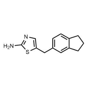 5-((2,3-Dihydro-1H-inden-5-yl)methyl)thiazol-2-amine|CS-0974574