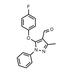 5-(4-Fluorophenoxy)-3-methyl-1-phenyl-1H-pyrazole-4-carbaldehyde|CS-0974880