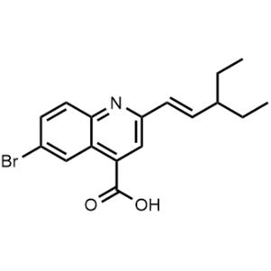 6-Bromo-2-(3-ethylpent-1-en-1-yl)quinoline-4-carboxylic acid|CS-0974972