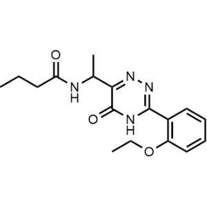 N-(1-(3-(2-Ethoxyphenyl)-5-oxo-4,5-dihydro-1,2,4-triazin-6-yl)ethyl)butyramide|CS-0974984