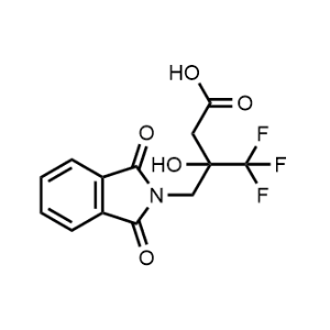 3-((1,3-Dioxoisoindolin-2-yl)methyl)-4,4,4-trifluoro-3-hydroxybutanoic acid|CS-0975160