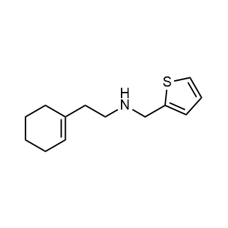 2-(Cyclohex-1-en-1-yl)-N-(thiophen-2-ylmethyl)ethan-1-amine|CS-0975273