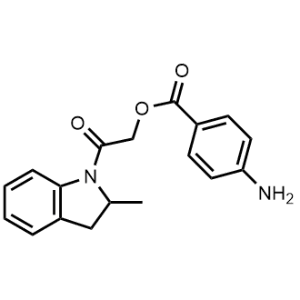 2-(2-Methylindolin-1-yl)-2-oxoethyl 4-aminobenzoate|CS-0975323