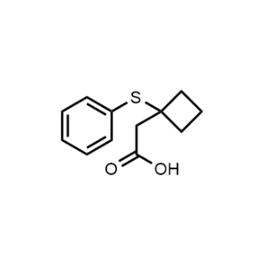 2-(1-(Phenylthio)cyclobutyl)acetic acid|CS-0975371