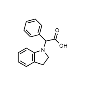 2-(Indolin-1-yl)-2-phenylacetic acid|CS-0975585