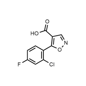 5-(2-Chloro-4-fluorophenyl)isoxazole-4-carboxylic acid|CS-0976011