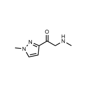 1-(1-Methyl-1H-pyrazol-3-yl)-2-(methylamino)ethan-1-one|CS-0976191