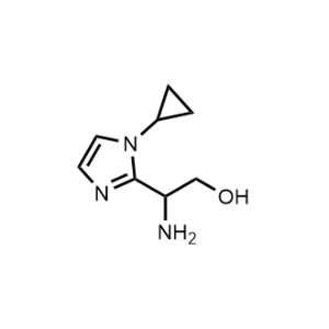 2-Amino-2-(1-cyclopropyl-1H-imidazol-2-yl)ethan-1-ol|CS-0976215