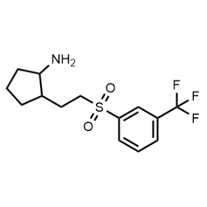 2-(2-((3-(Trifluoromethyl)phenyl)sulfonyl)ethyl)cyclopentan-1-amine|CS-0976312
