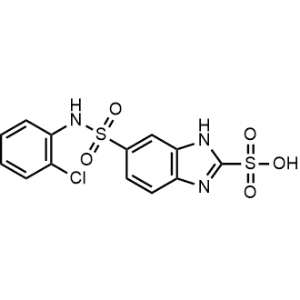 6-(N-(2-Chlorophenyl)sulfamoyl)-1H-benzo[d]imidazole-2-sulfonic acid|CS-0976390