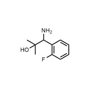 1-Amino-1-(2-fluorophenyl)-2-methylpropan-2-ol|CS-0976489