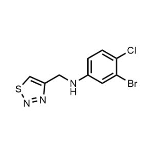 N-((1,2,3-Thiadiazol-4-yl)methyl)-3-bromo-4-chloroaniline|CS-0977247