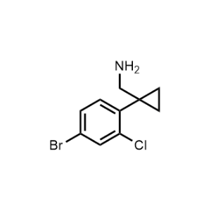 (1-(4-Bromo-2-chlorophenyl)cyclopropyl)methanamine|CS-0977384