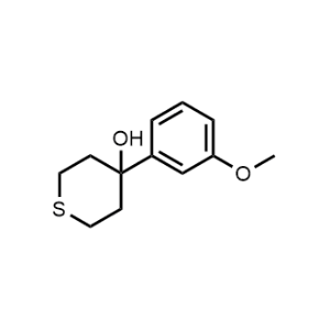 4-(3-Methoxyphenyl)tetrahydro-2H-thiopyran-4-ol|CS-0977611