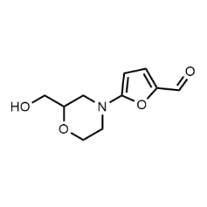 5-(2-(Hydroxymethyl)morpholino)furan-2-carbaldehyde|CS-0977803