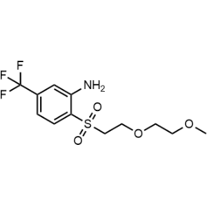 2-((2-(2-Methoxyethoxy)ethyl)sulfonyl)-5-(trifluoromethyl)aniline|CS-0977867