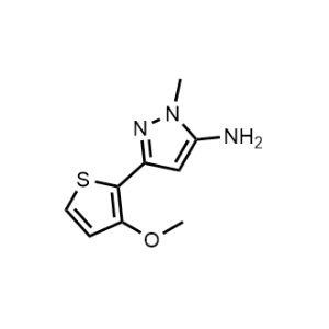 3-(3-Methoxythiophen-2-yl)-1-methyl-1H-pyrazol-5-amine|CS-0978116