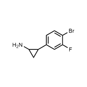 2-(4-Bromo-3-fluorophenyl)cyclopropan-1-amine|CS-0978565