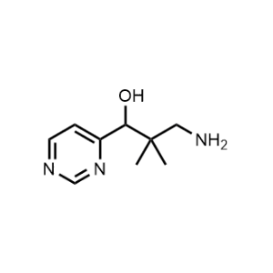 3-Amino-2,2-dimethyl-1-(pyrimidin-4-yl)propan-1-ol|CS-0978575