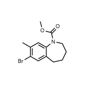 Methyl 7-bromo-8-methyl-2,3,4,5-tetrahydro-1H-benzo[b]azepine-1-carboxylate|CS-0978768