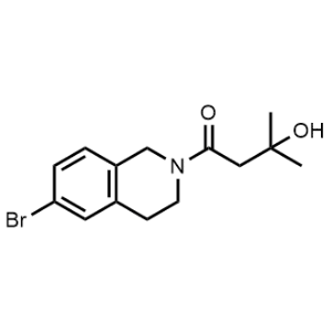 1-(6-Bromo-3,4-dihydroisoquinolin-2(1H)-yl)-3-hydroxy-3-methylbutan-1-one|CS-0978879