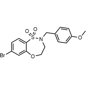 7-Bromo-2-(4-methoxybenzyl)-3,4-dihydro-2H-benzo[b][1,4,5]oxathiazepine 1,1-dioxide|CS-0978905