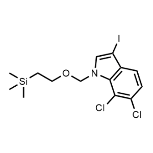 6,7-Dichloro-3-iodo-1-((2-(trimethylsilyl)ethoxy)methyl)-1H-indole|CS-0978906