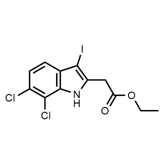 Ethyl 2-(6,7-dichloro-3-iodo-1H-indol-2-yl)acetate|CS-0978918