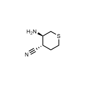 (3R,4S)-3-Aminotetrahydro-2H-thiopyran-4-carbonitrile|CS-0978940