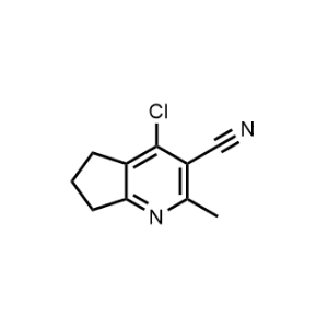 4-Chloro-2-methyl-6,7-dihydro-5H-cyclopenta[b]pyridine-3-carbonitrile|CS-0979225