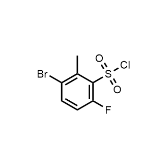 3-Bromo-6-fluoro-2-methylbenzene-1-sulfonyl chloride|CS-0979518
