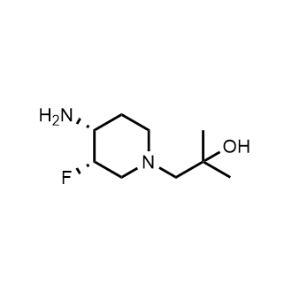 1-((3S,4R)-4-Amino-3-fluoropiperidin-1-yl)-2-methylpropan-2-ol|CS-0979523