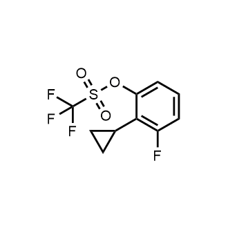 2-Cyclopropyl-3-fluorophenyl trifluoromethanesulfonate|CS-0979597