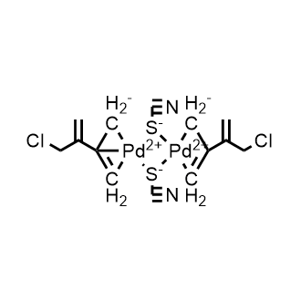 Palladium, bis[2-[1-(chloromethyl)vinyl]-π-allyl]bis(μ-thiocyanato)di-|CS-0979649
