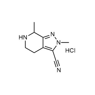 2,7-Dimethyl-4,5,6,7-tetrahydro-2H-pyrazolo[3,4-c]pyridine-3-carbonitrile hydrochloride|CS-0979723