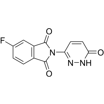 5-Fluoro-2-(6-oxo-1,6-dihydropyridazin-3-yl)isoindoline-1,3-dione|CS-0979739