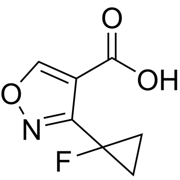 3-(1-Fluorocyclopropyl)isoxazole-4-carboxylic acid|CS-0996269