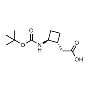 2-((1R,2S)-2-((tert-Butoxycarbonyl)amino)cyclobutyl)acetic acid|CS-0996291