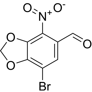 7-Bromo-4-nitrobenzo[d][1,3]dioxole-5-carbaldehyde|CS-0996502