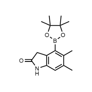 5,6-Dimethyl-4-(4,4,5,5-tetramethyl-1,3,2-dioxaborolan-2-yl)indolin-2-one|CS-0996670