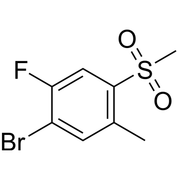 1-Bromo-2-fluoro-5-methyl-4-(methylsulfonyl)benzene|CS-0996888