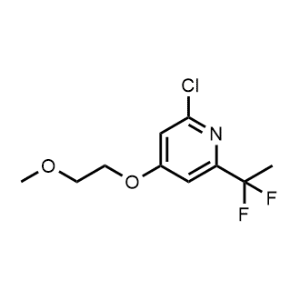 2-Chloro-6-(1,1-difluoroethyl)-4-(2-methoxyethoxy)pyridine|CS-0997147